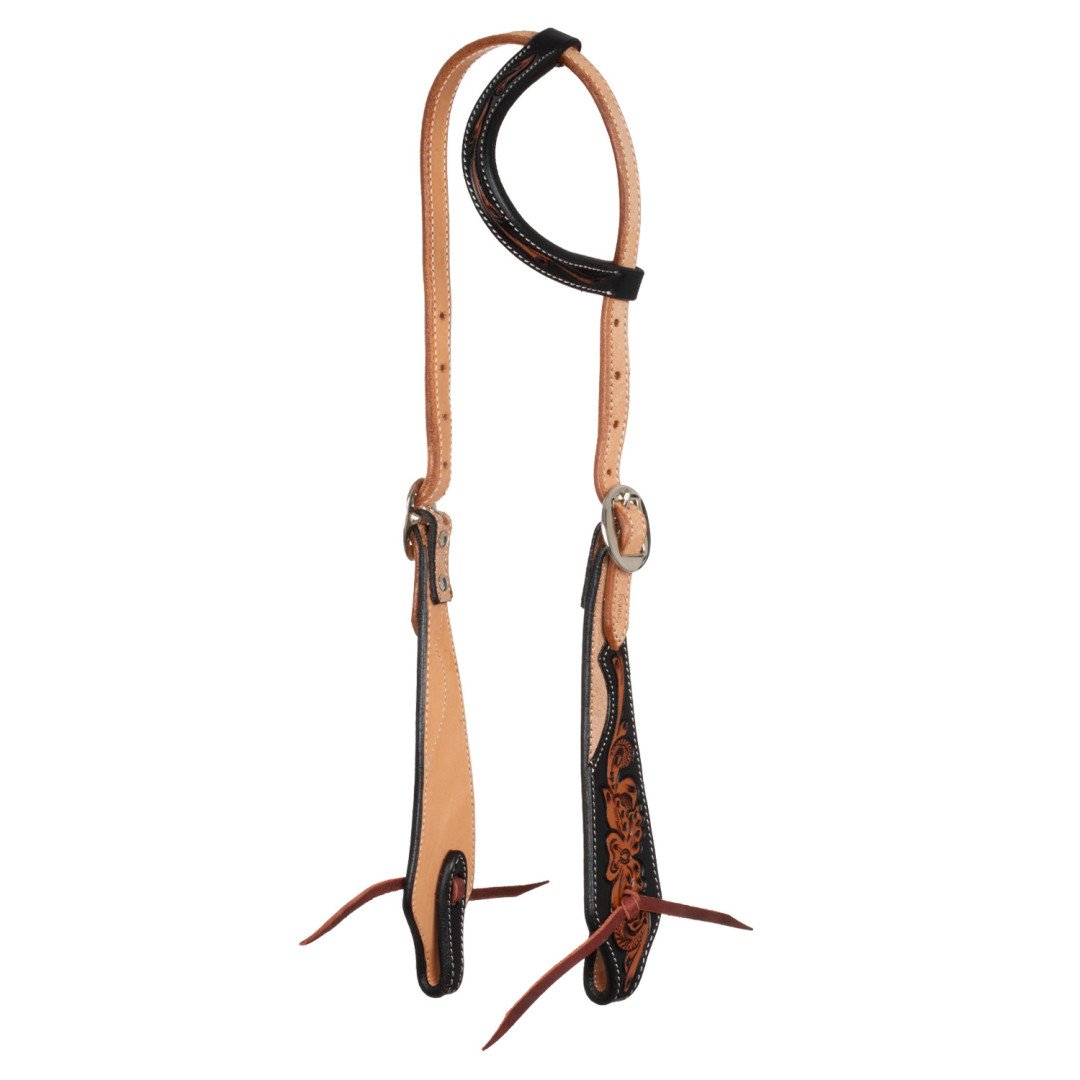bridle  TESTIERA WESTERN UN ORECCHIO DECORAZIONI DARK FLORAL 54,84 €