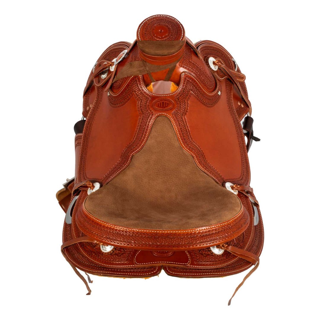 Selle da Lavoro Monta Western Sella Westwood wade doppia gonna quilted seat flower 6 border 77 0,00&nbsp;€