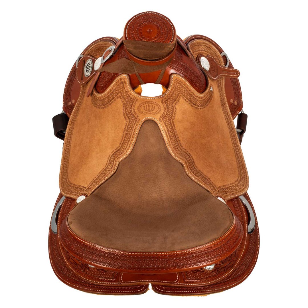 Work saddle Sella Westwood wade doppia gonna quilted seat flower 6 border 77 cognac reverse natural 0,00&nbsp;€