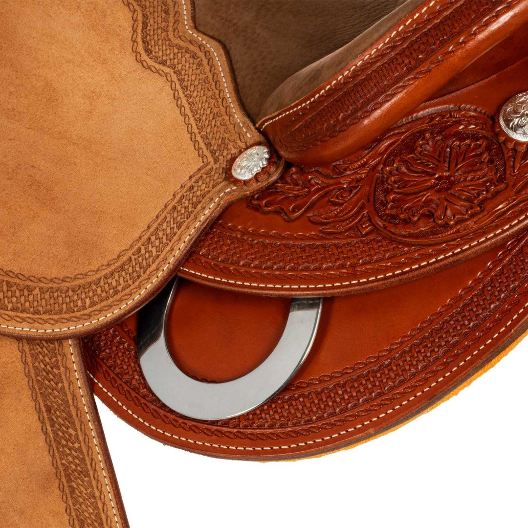 Work saddle Sella Westwood wade doppia gonna quilted seat flower 6 border 77 cognac reverse natural 0,00&nbsp;€