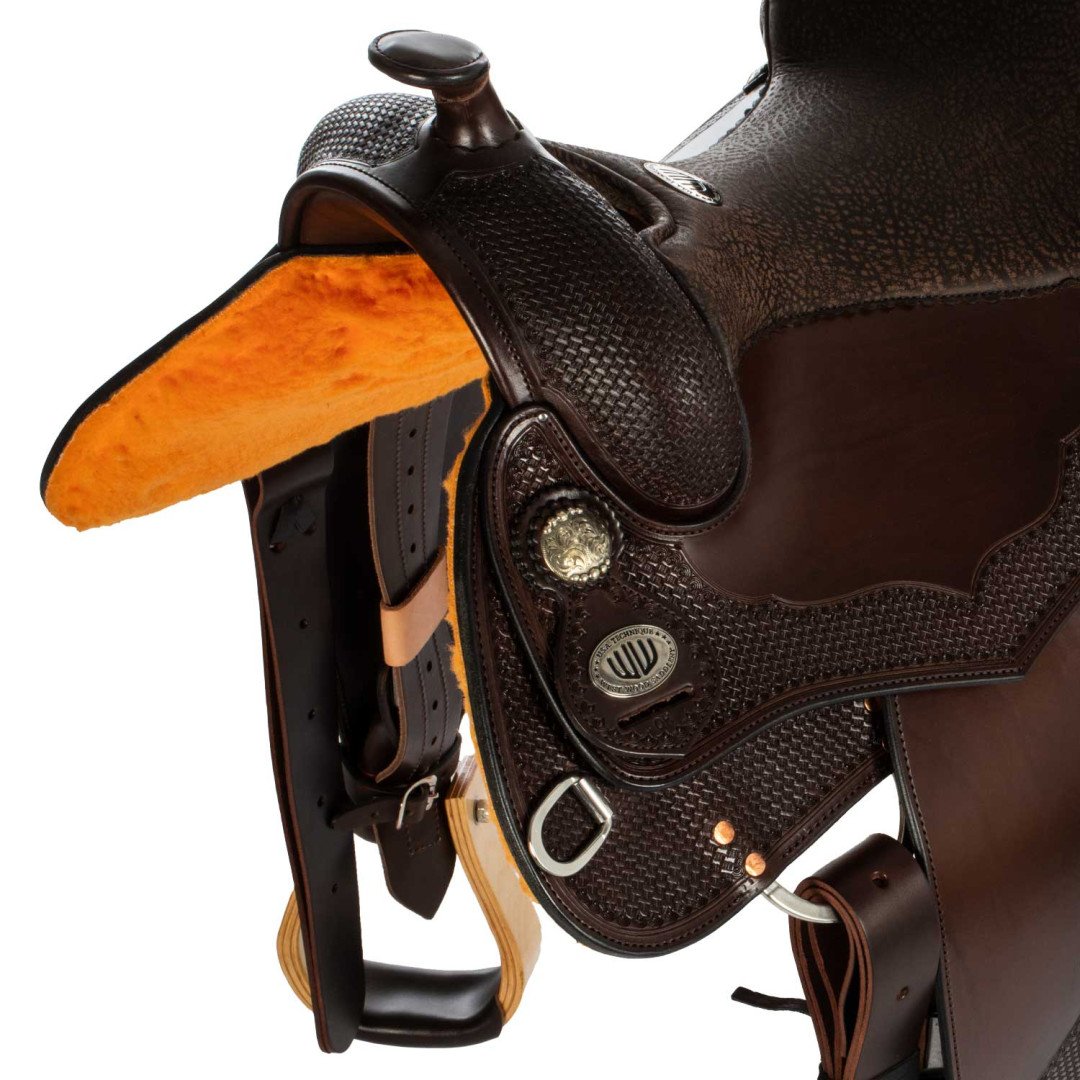Selle Reining Monta Western Selle Westwood classic reining big butterfly dark brown 0,00&nbsp;€