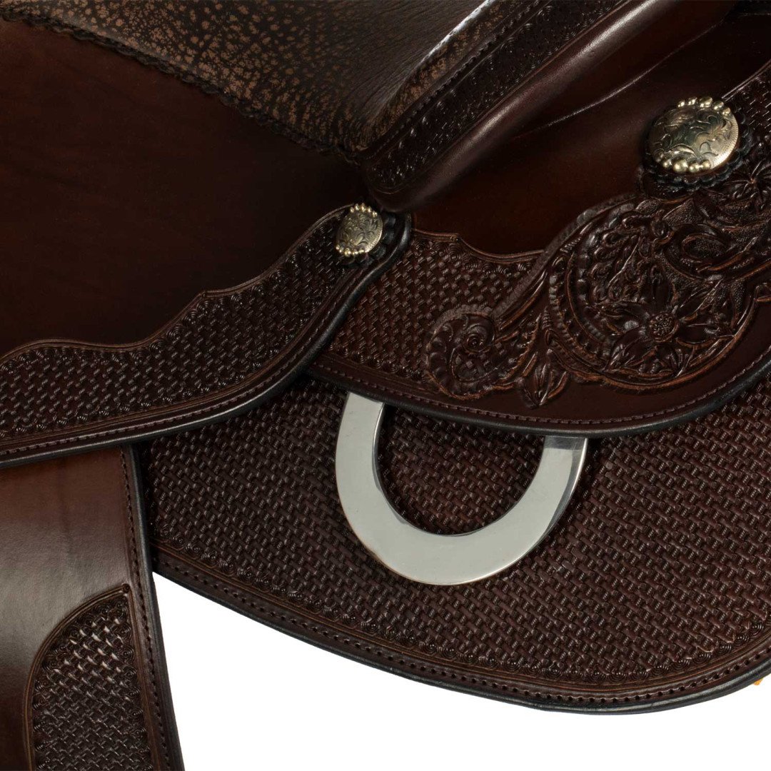 Selle Reining Monta Western Selle Westwood classic reining big butterfly dark brown 0,00&nbsp;€