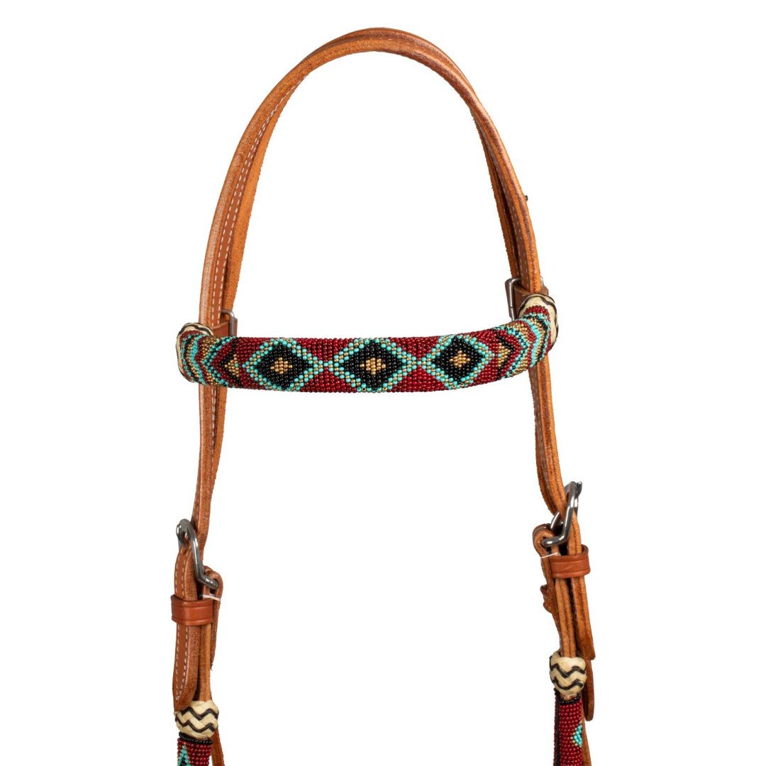 Bosal e Mecate Monta Western BOSAL SET CON PERLE BORDO' E REDINI MECATE IN CRINE 181,56&nbsp;€