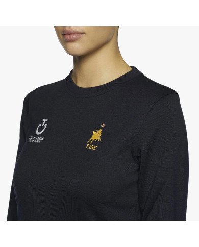 Felpa girocollo Donna Monta Inglese Cavalleria Toscana - Felpa Girocollo Donna Fise 73,77&nbsp;€