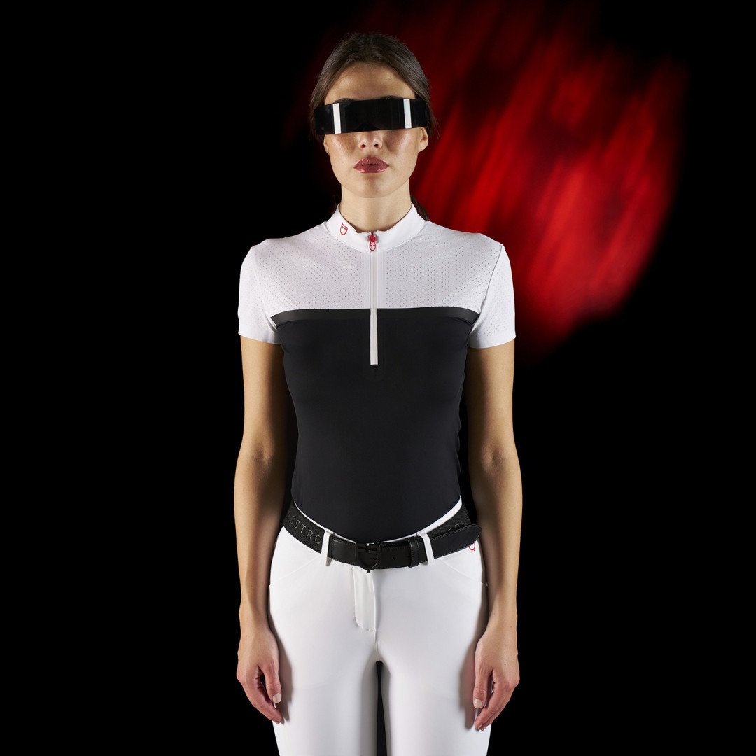 Polo da concorso Donna Monta Inglese Polo concorso donna Equestro Ridertechnology tessuto traforato 98,36&nbsp;€