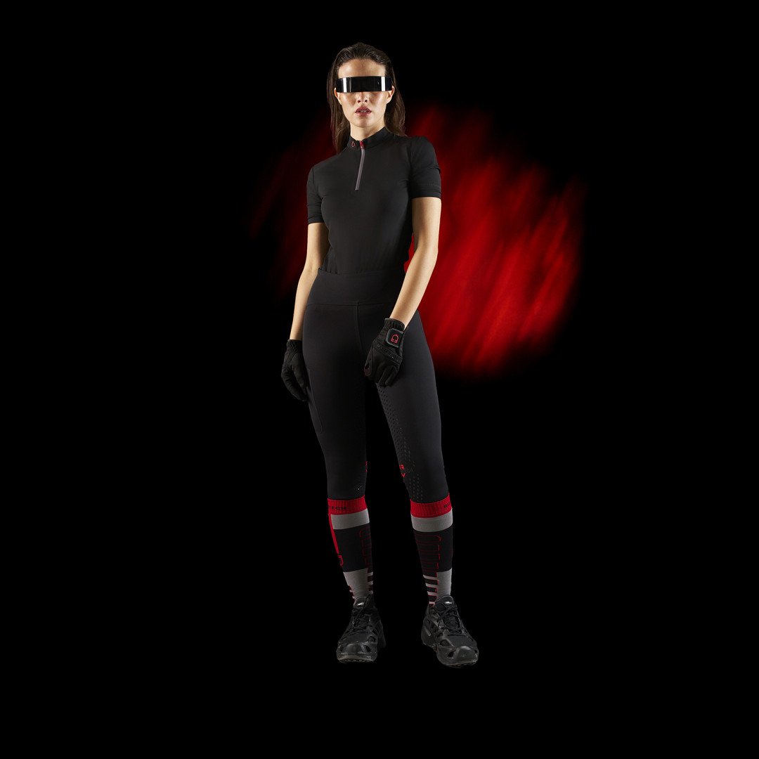 Polo training  Polo training donna Equestro Ridertechnology manica corta e zip 86,07 €