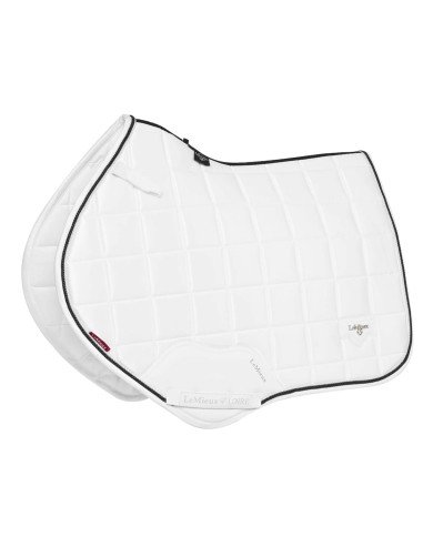 Tapis De Selle Anglais LeMieux Loire - Carré Contact étroit - Satin Bleu Crépuscule