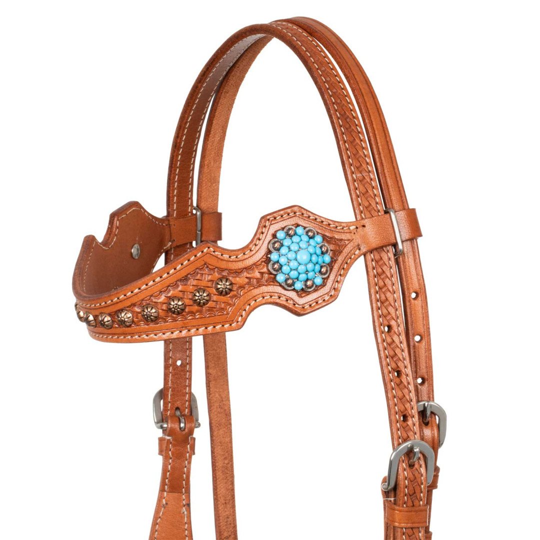 Testiere Monta Western  BRIGLIA WESTERN CON PIETRE BLU 58,20 €