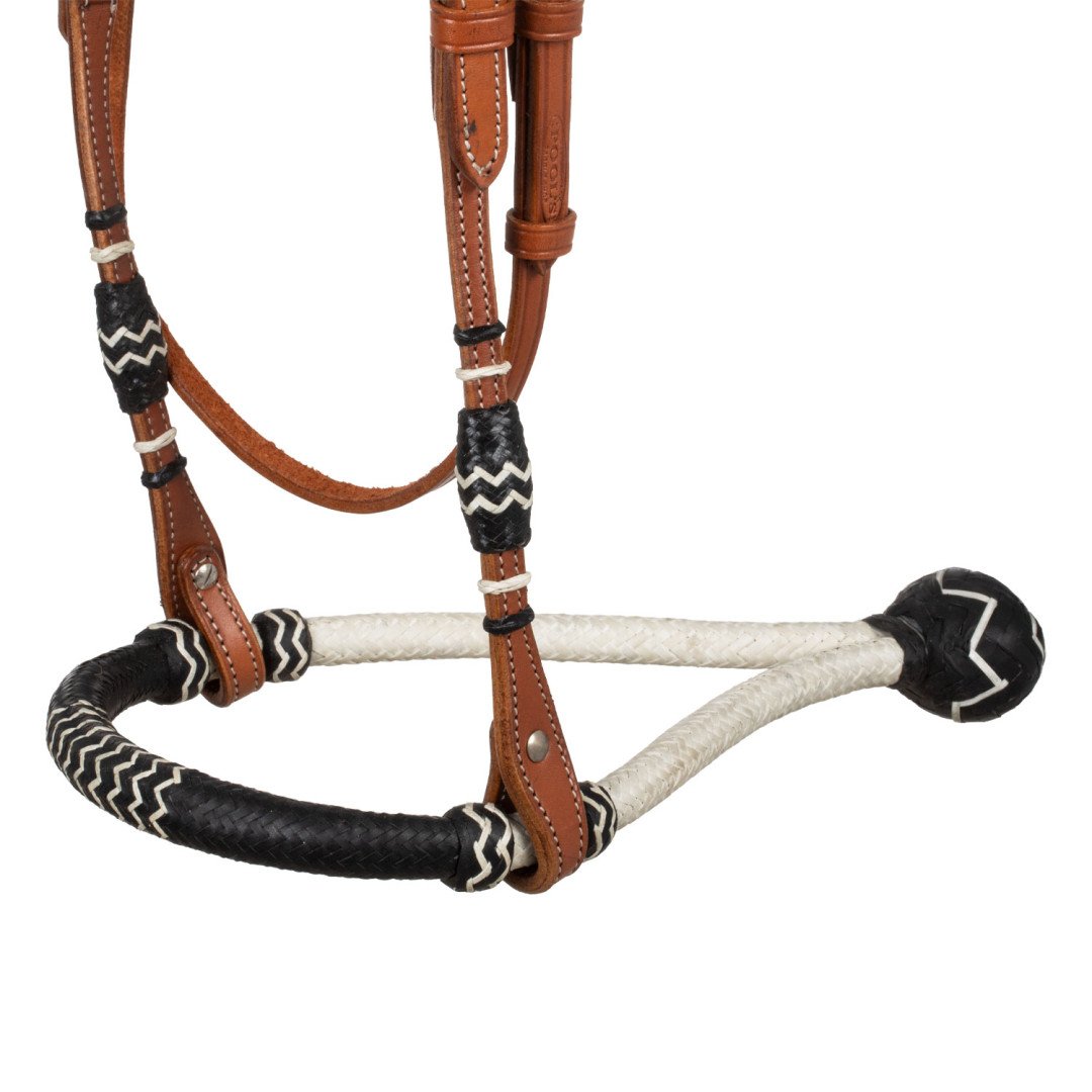 Bosal e Mecate Monta Western SET BOSAL BICOLORE CON REDINI IN CRINE 141,80&nbsp;€