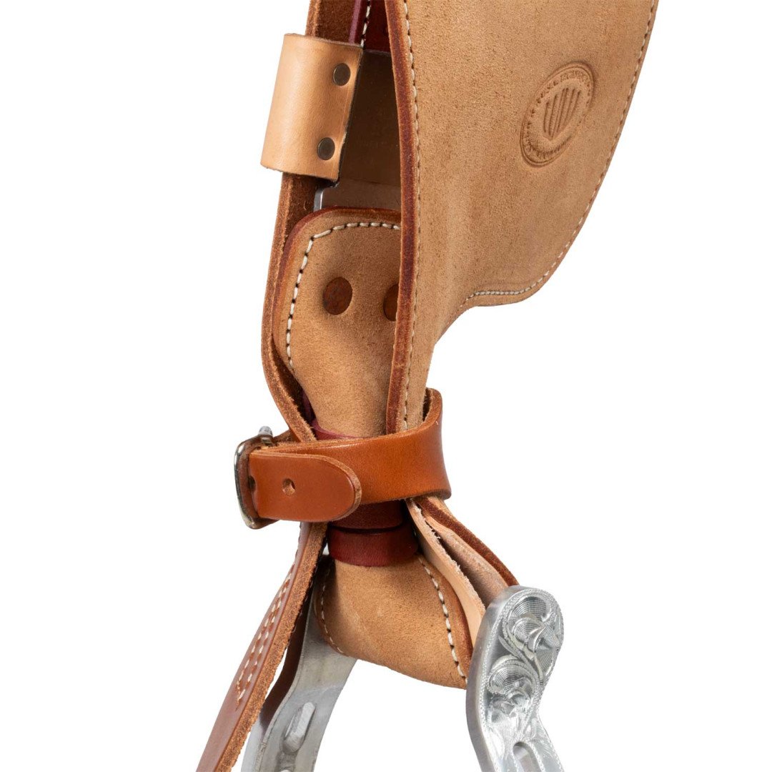 Barrel saddle  Sella Westwood basic barrel MJ, cognac/reverse natural, border basket tooling 1,00 €