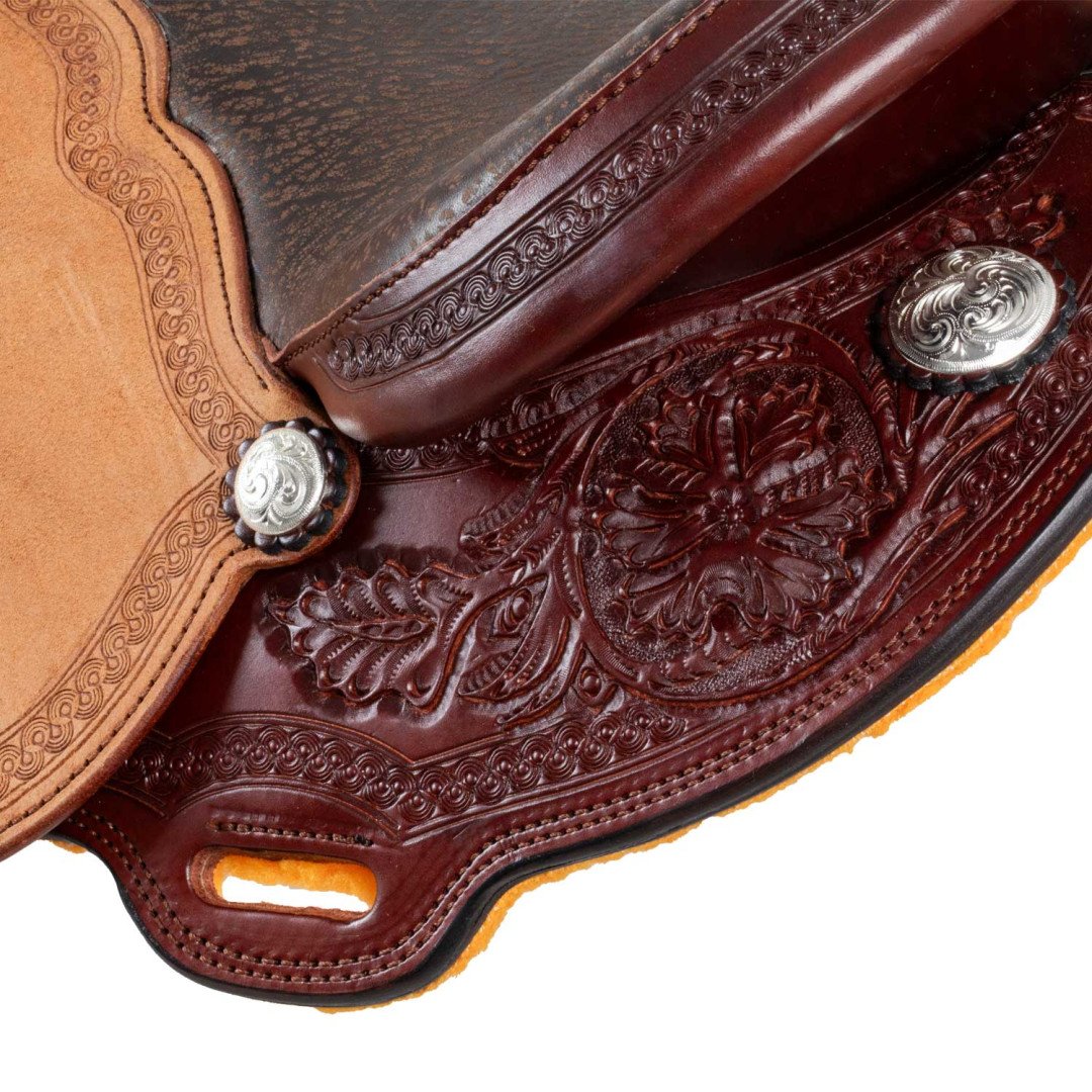 Work saddle Sella Westwood classic Ladywade burgundy reverse natural flower6 border81 2,00&nbsp;€